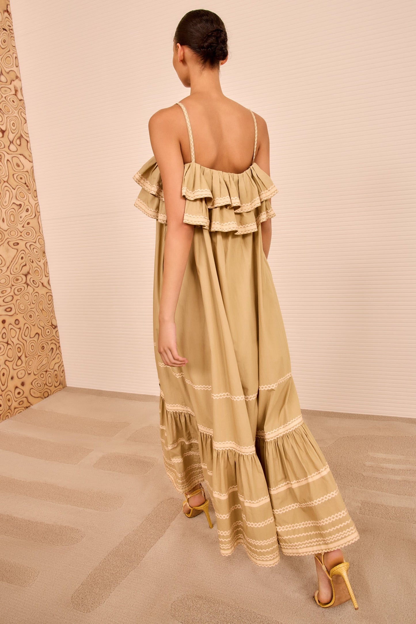 Lucian Waist Tie Long Dress