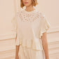 Mariana SS Top with Peplum
