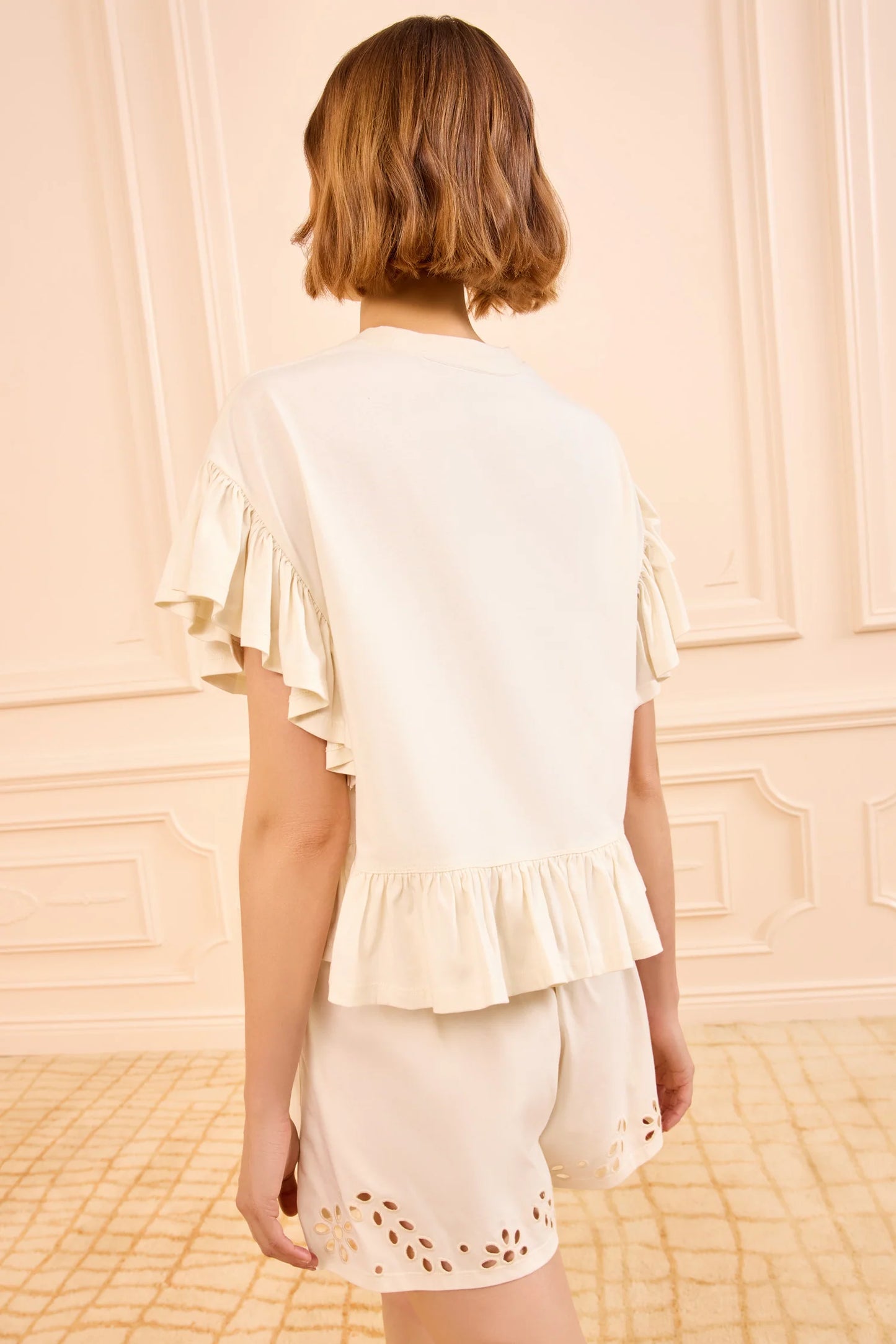 Mariana SS Top with Peplum