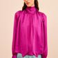 Ornament Tie Neck Blouse