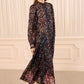 Tessa Long Sleeve Silk Dress