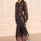 Tessa Long Sleeve Silk Dress