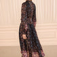 Tessa Long Sleeve Silk Dress
