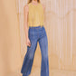 The Bianca Wide Leg Seamed Jean
