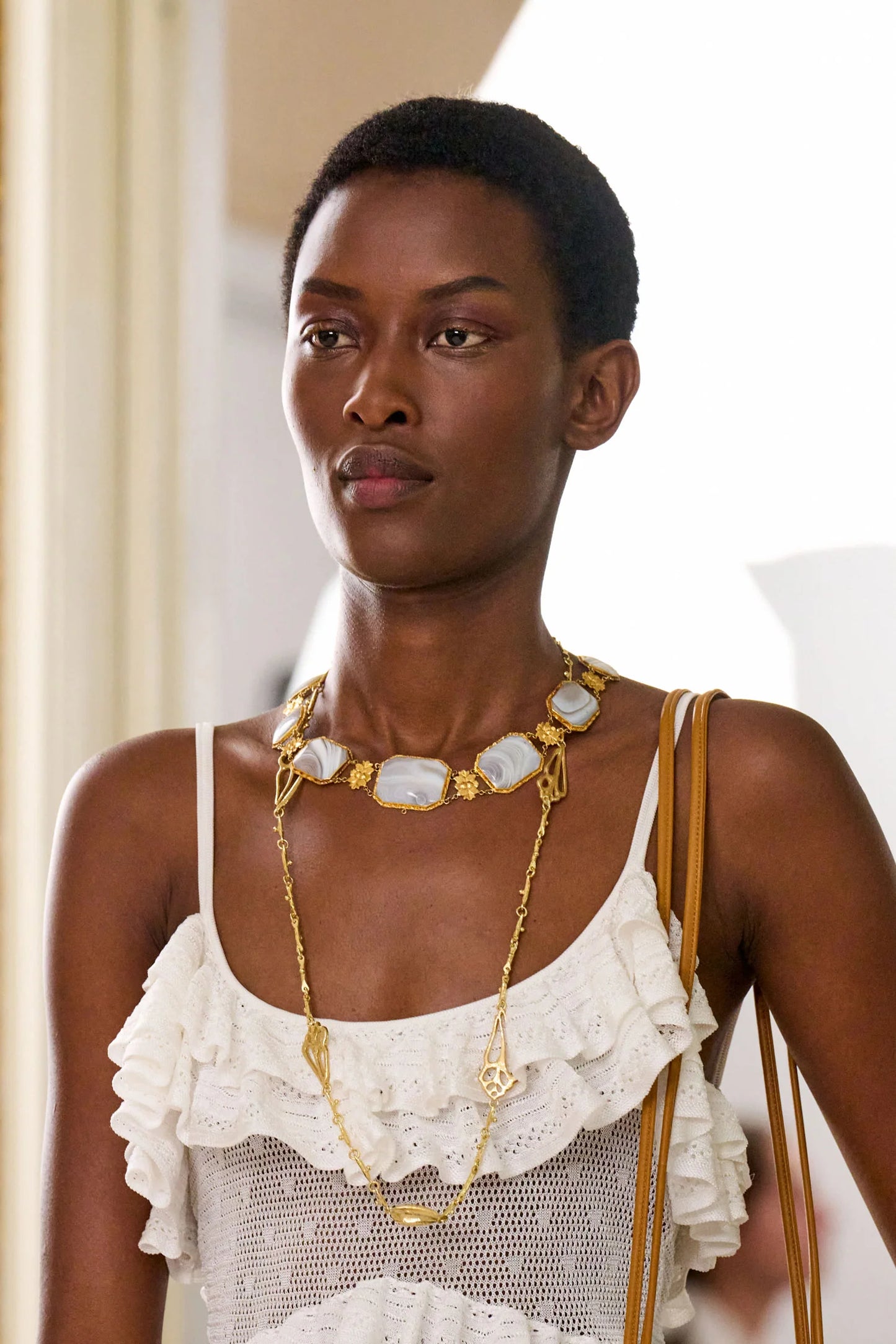 Shell Charm Long Necklace