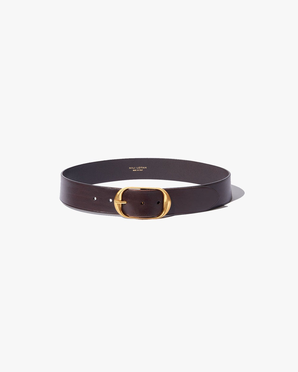Nili Belt in Dark Brown