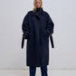 Alba Oversized Cashmere Wool Trench Coat