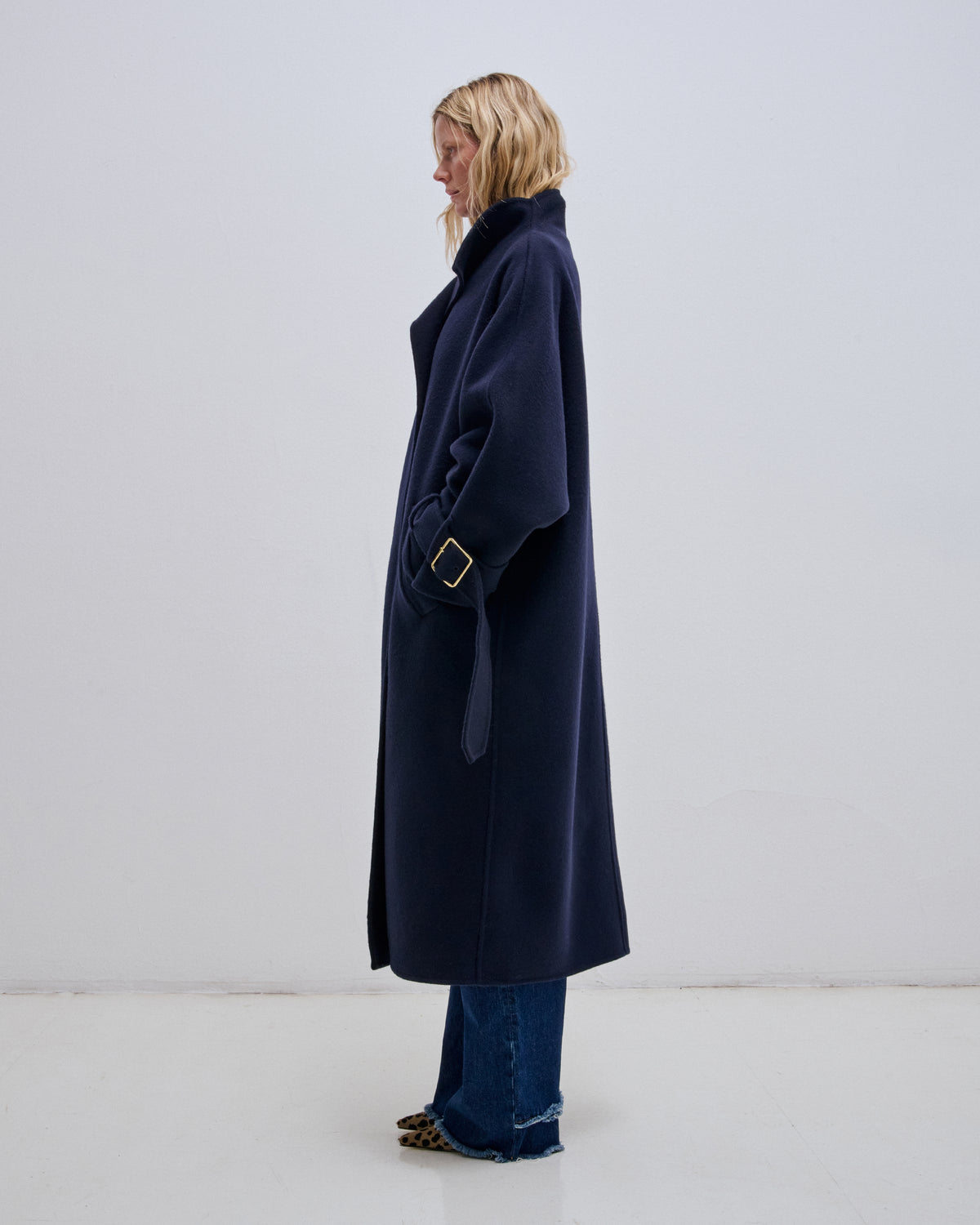 Alba Oversized Cashmere Wool Trench Coat