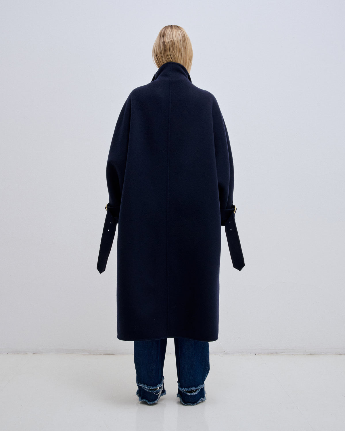 Alba Oversized Cashmere Wool Trench Coat
