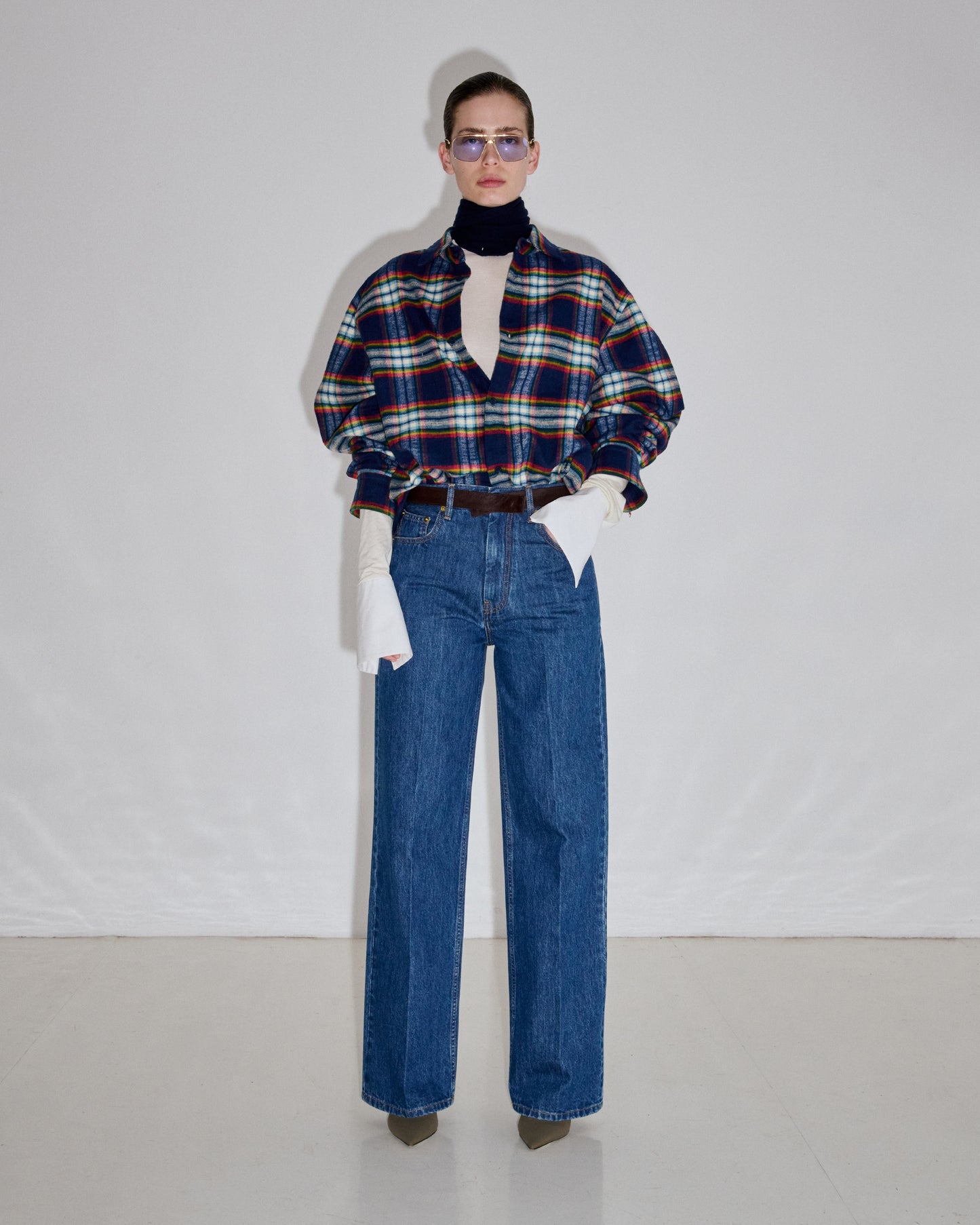 Keanu Japanese Tartan Check Cotton Shirt