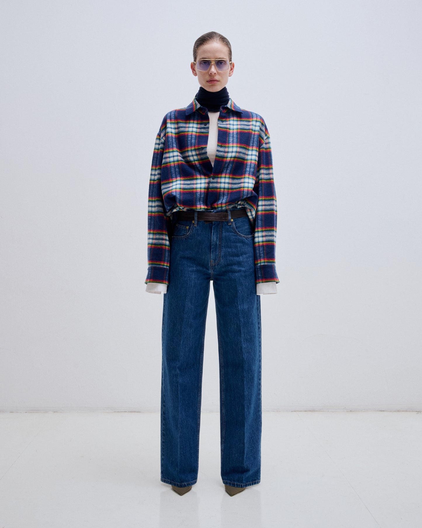 Keanu Japanese Tartan Check Cotton Shirt