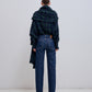 Georgia Scarf Wool Shirt in Check