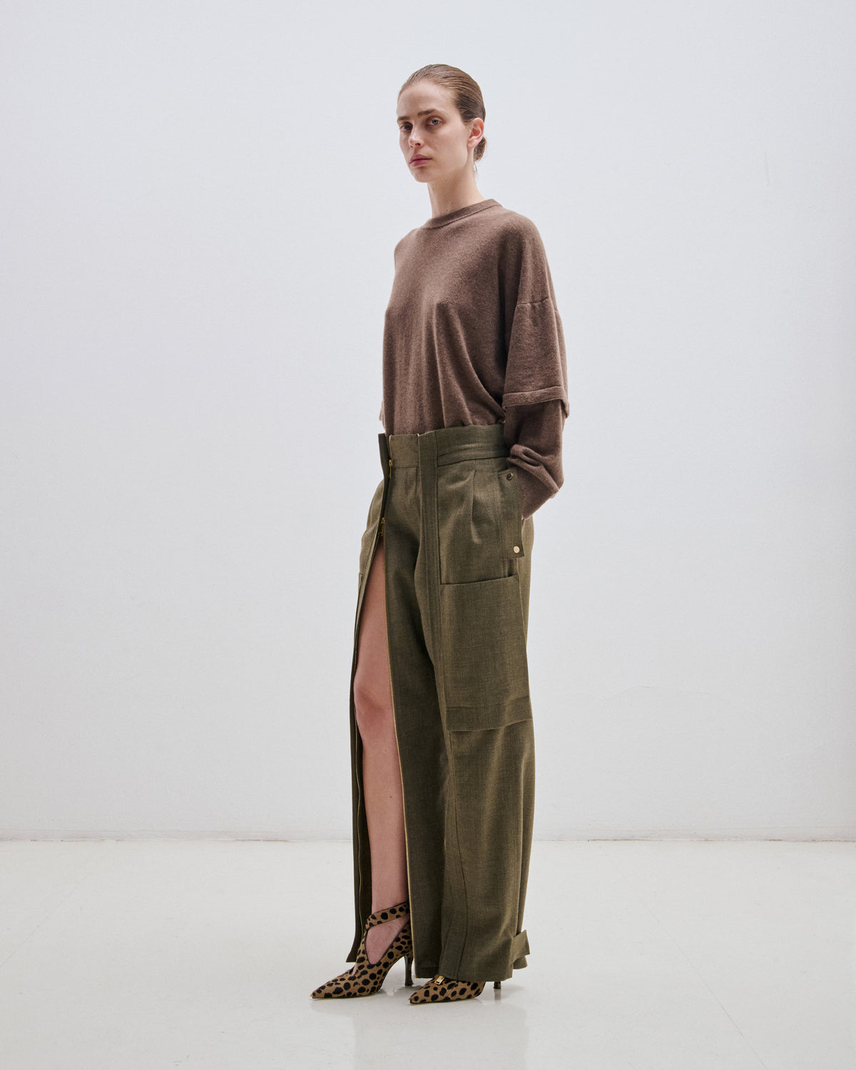Adriana Wool Cargo Pants