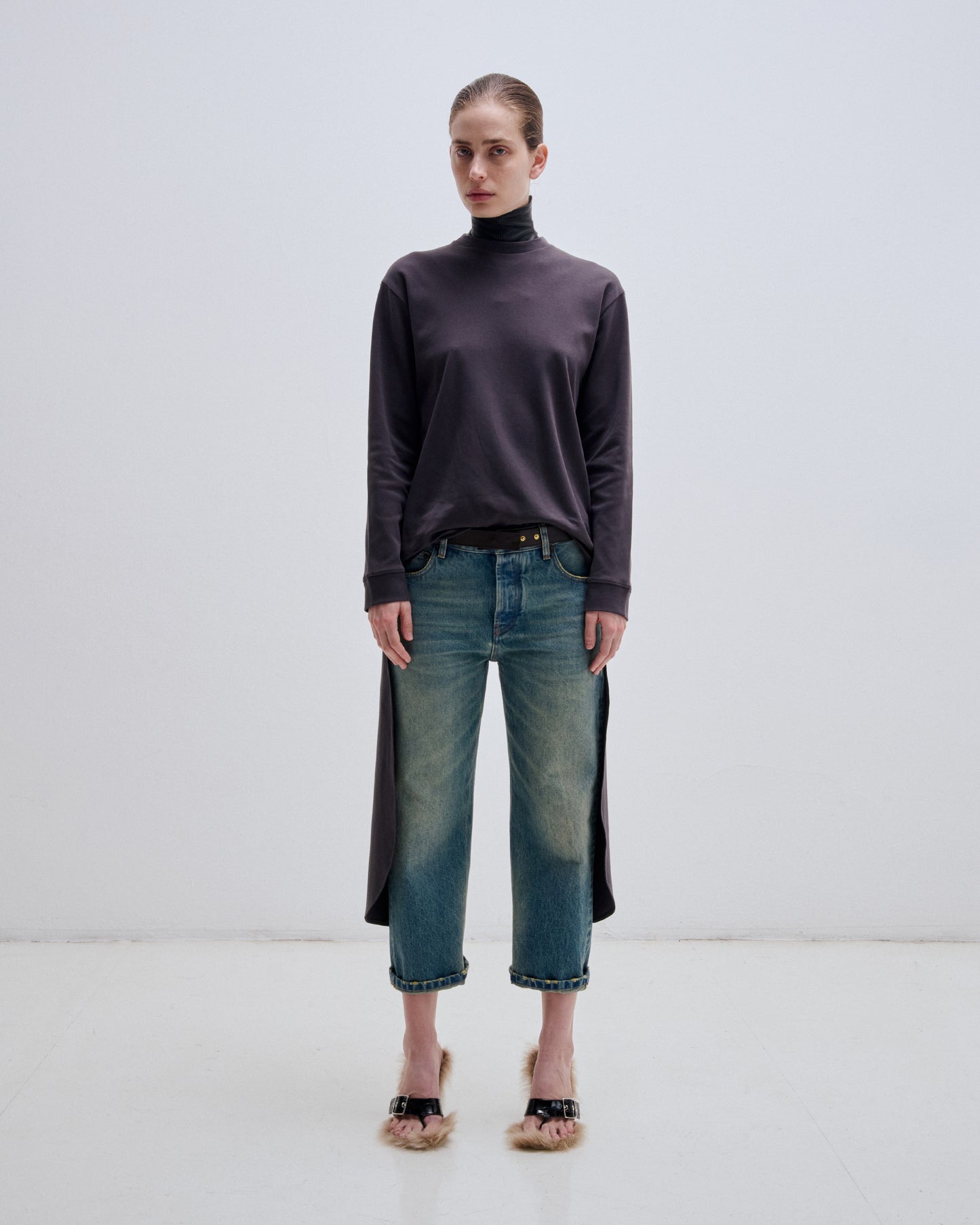 Lizzie Cropped Boyfriend Denim
