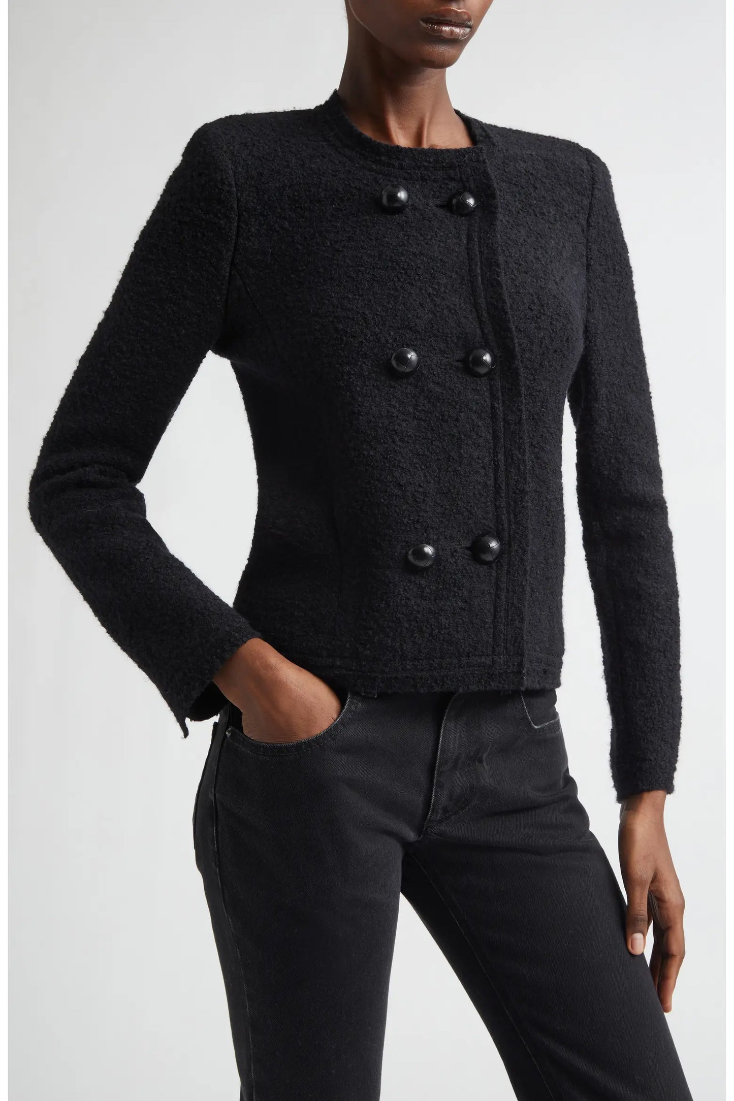 Suely-Boucle jacket