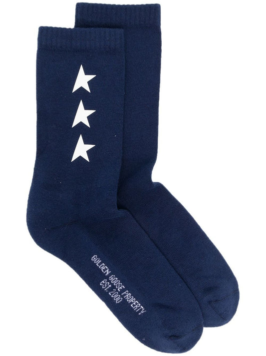 Back Star Low Rib Socks