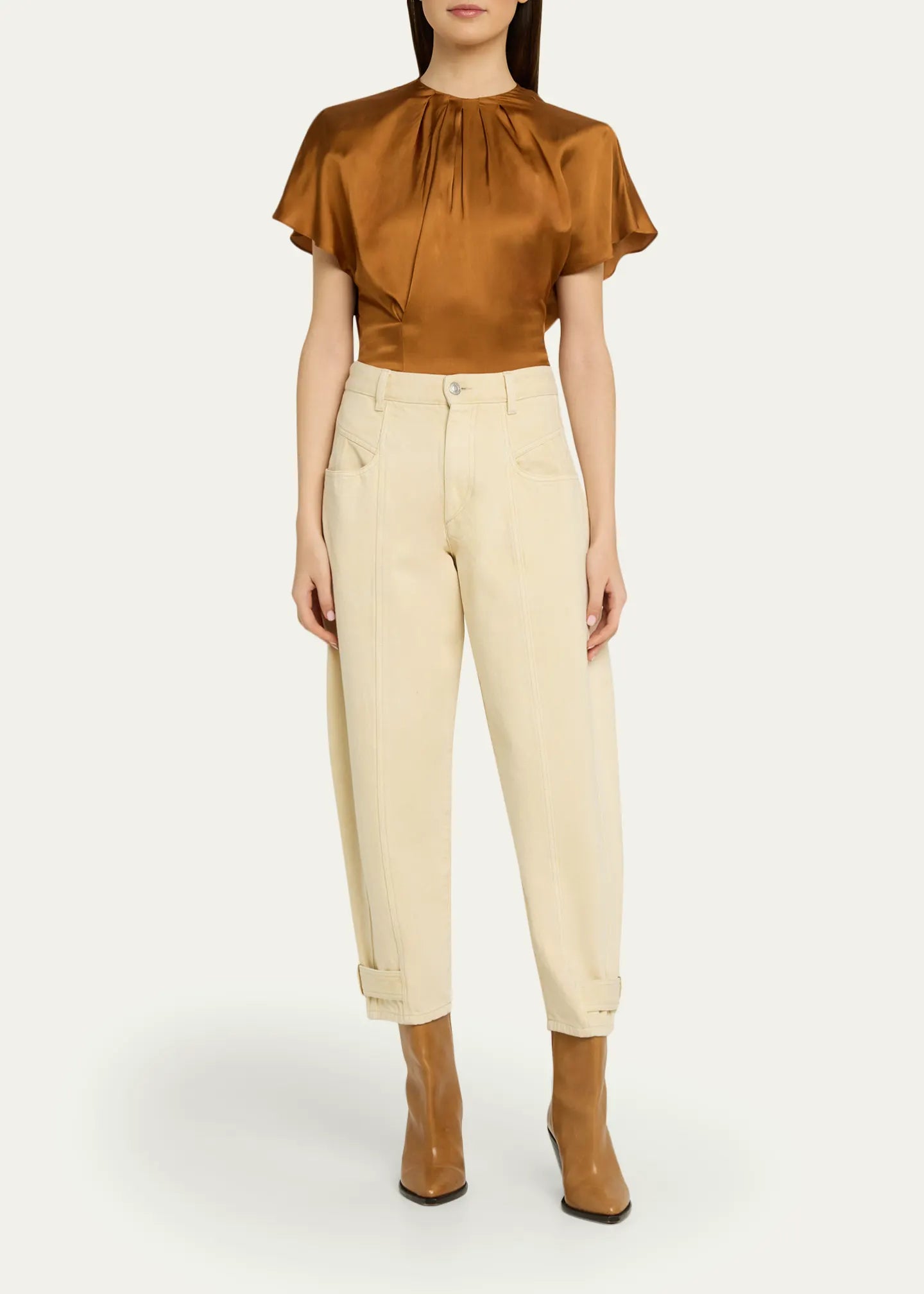 Sakine Satin Top
