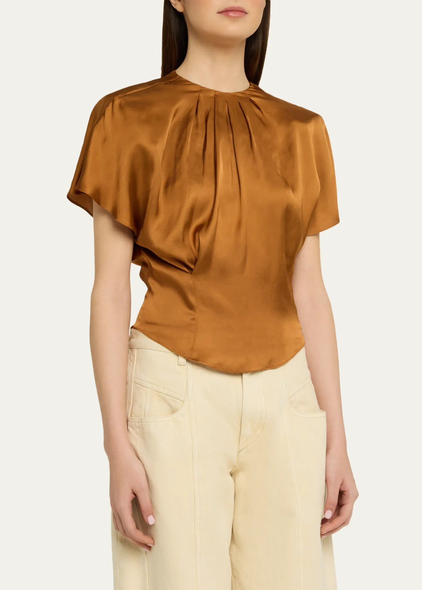 Sakine Satin Top