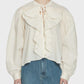 Riko LS Blouse with Ruffles