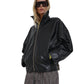Celine Plonge Nappa Aviator Bomber