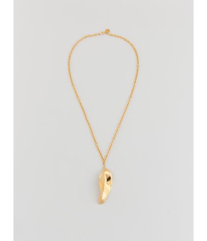 Gold Necklace With Metal Chain