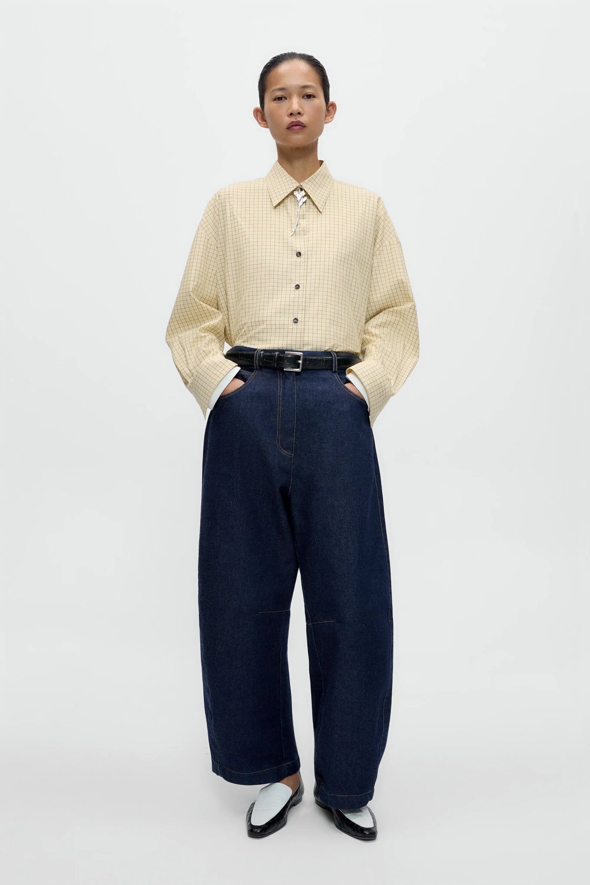 Curved Baggy Jeans