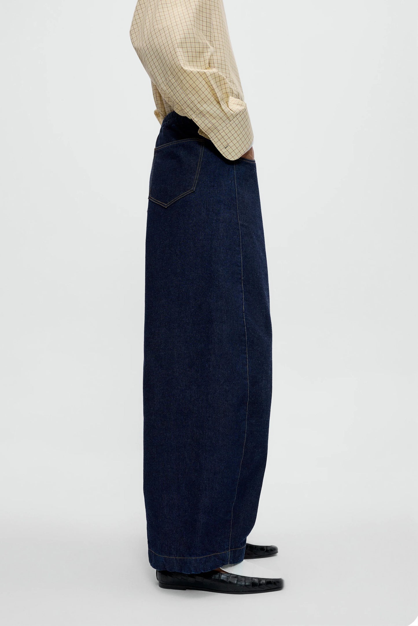 Curved Baggy Jeans