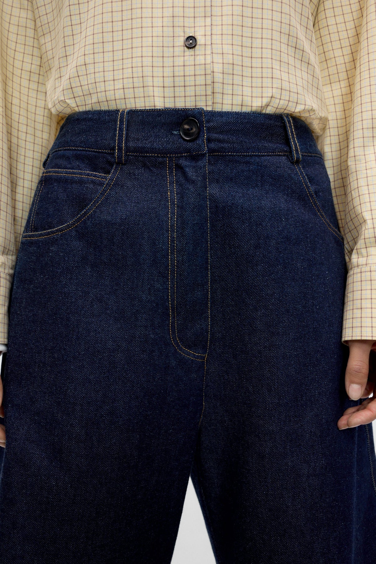 Curved Baggy Jeans