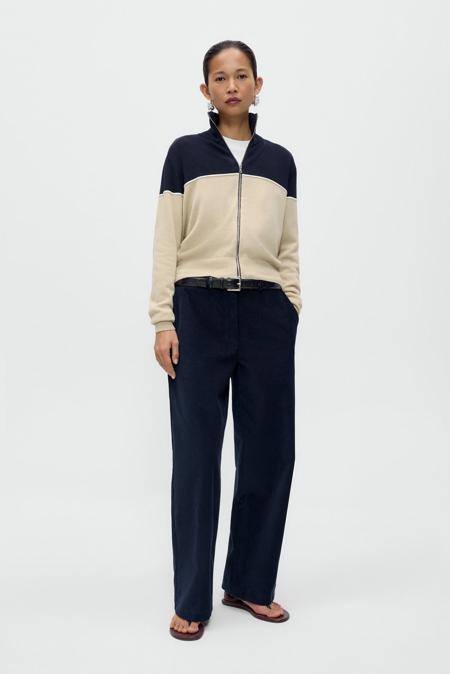 Low Rise Corduroy Pants