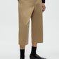 Low Rise Cotton Capri Pants