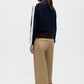 Low Rise Cotton Capri Pants