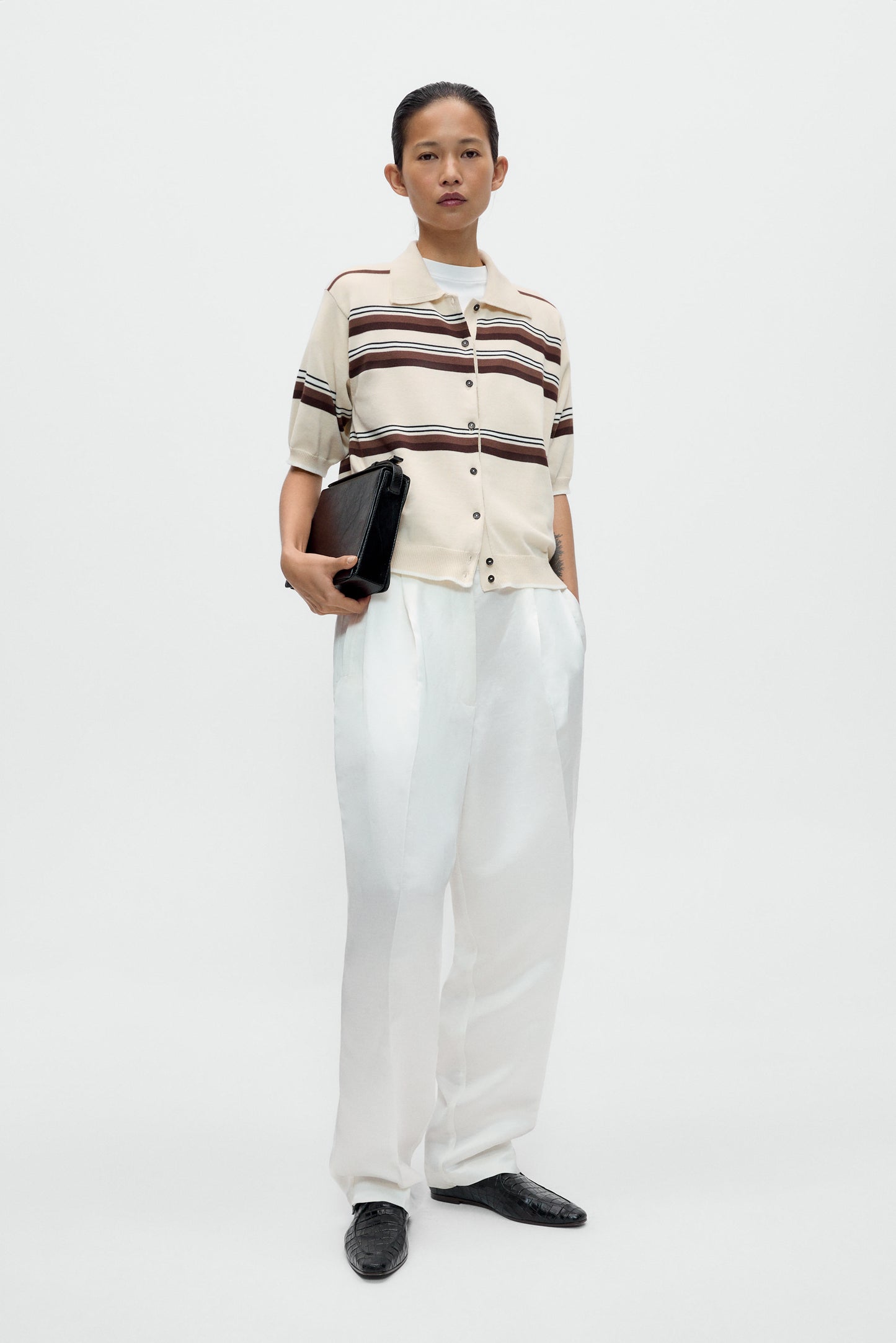 Organic Striped Polo