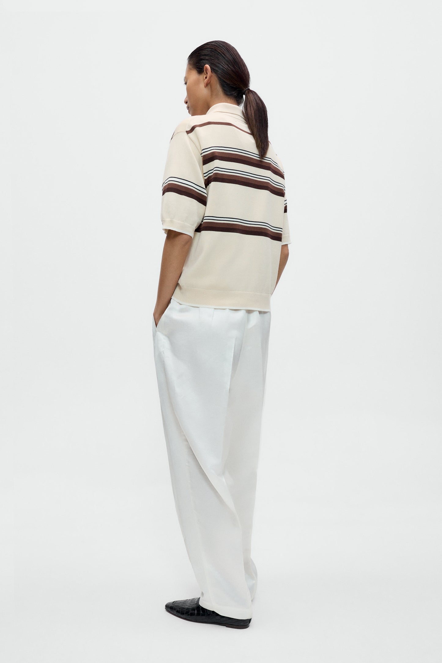 Organic Striped Polo