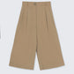 Low Rise Cotton Capri Pants
