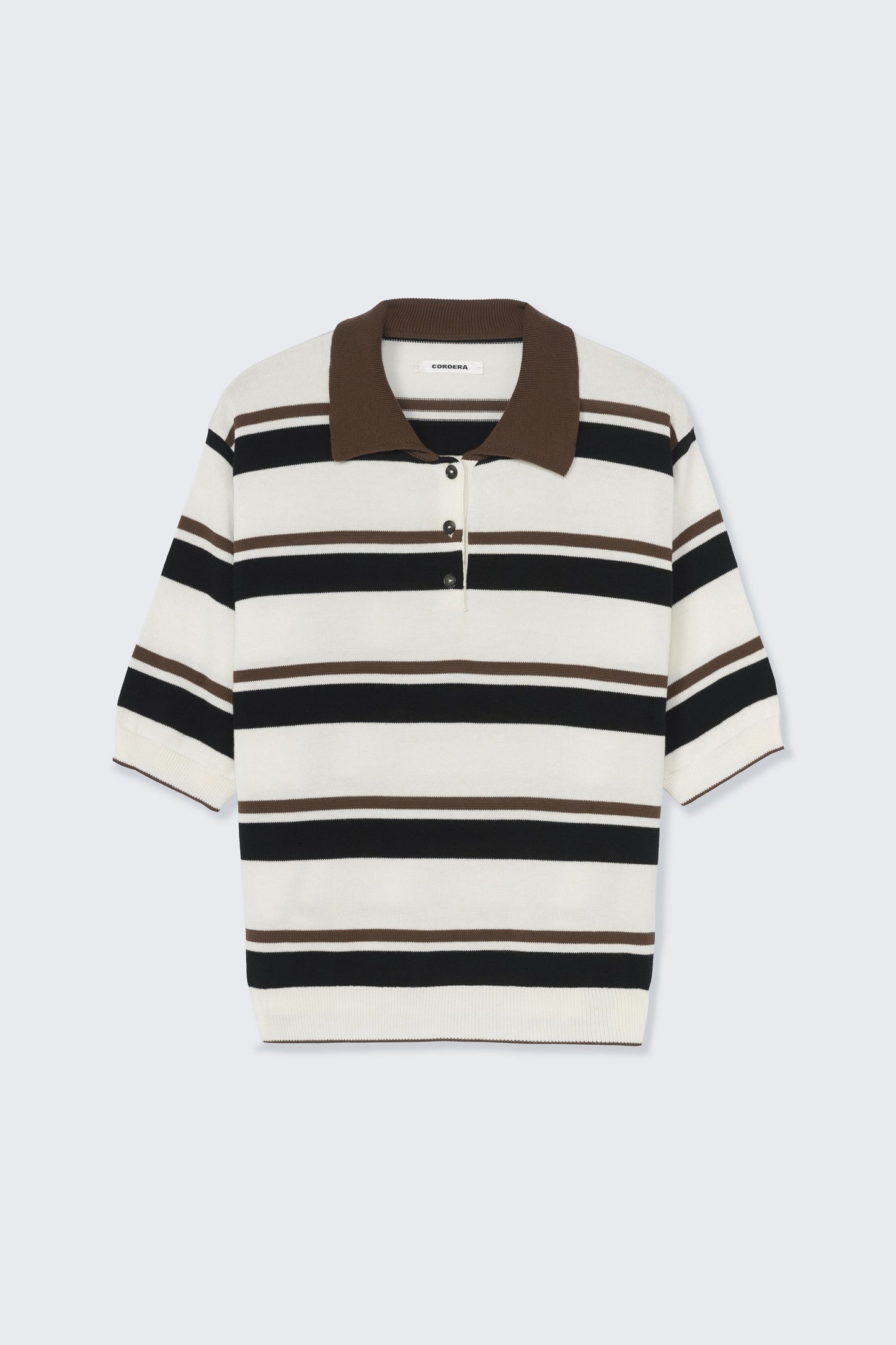 Organic Cotton Striped Polo