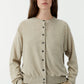 Linen and Cotton Flecked Cardigan