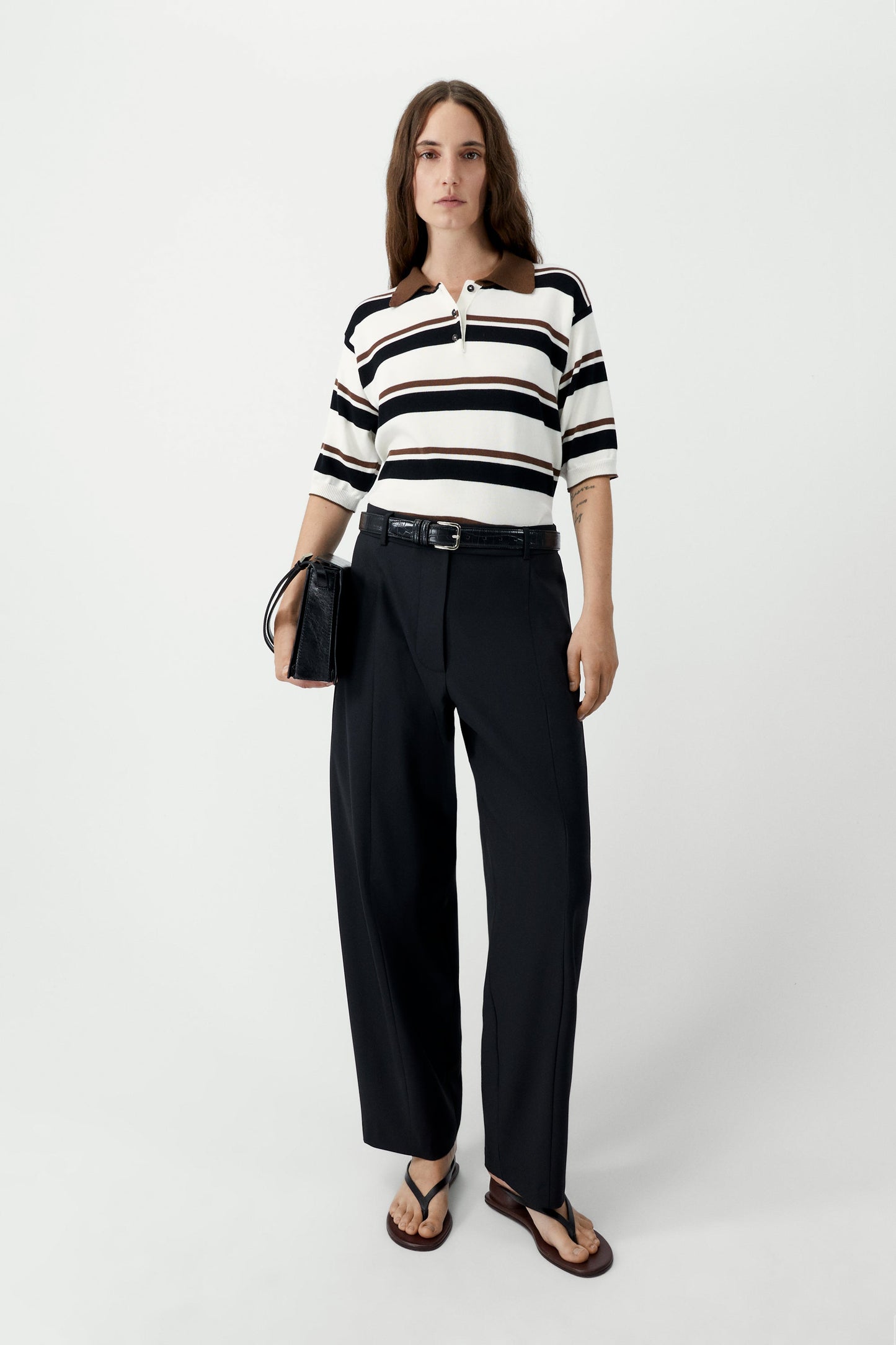 Organic Cotton Striped Polo