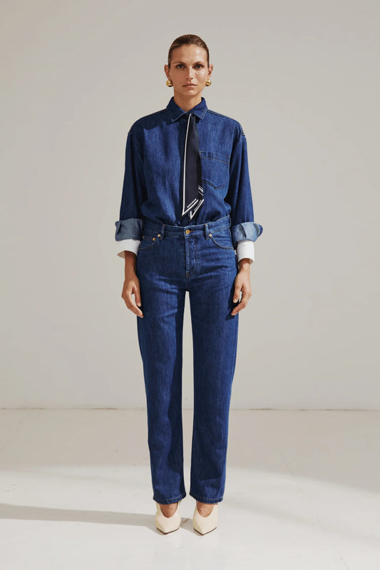 Liz Boyfriend Tencel Denim