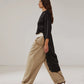 Wendy Elastic Wide-Leg Trousers