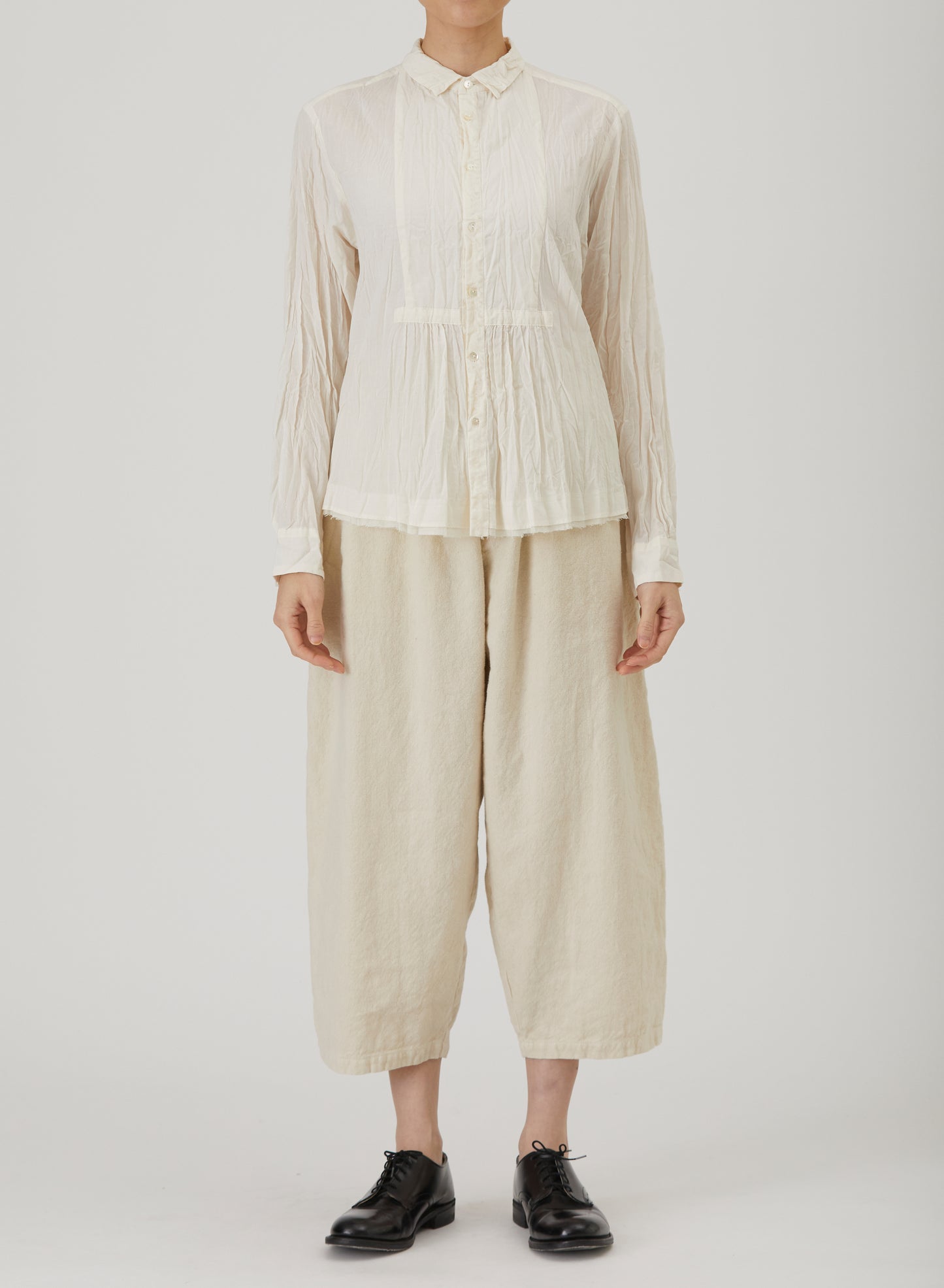 Cotton Lawn Front Panel Shirt