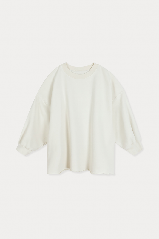 Fond Sweatshirt in Dirty White