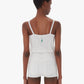 Pointelle Straight Neck Vest