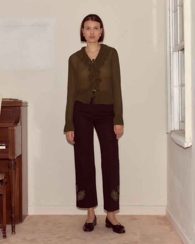Looped Frog Trousers