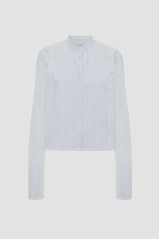 Cropped Tux Shirt