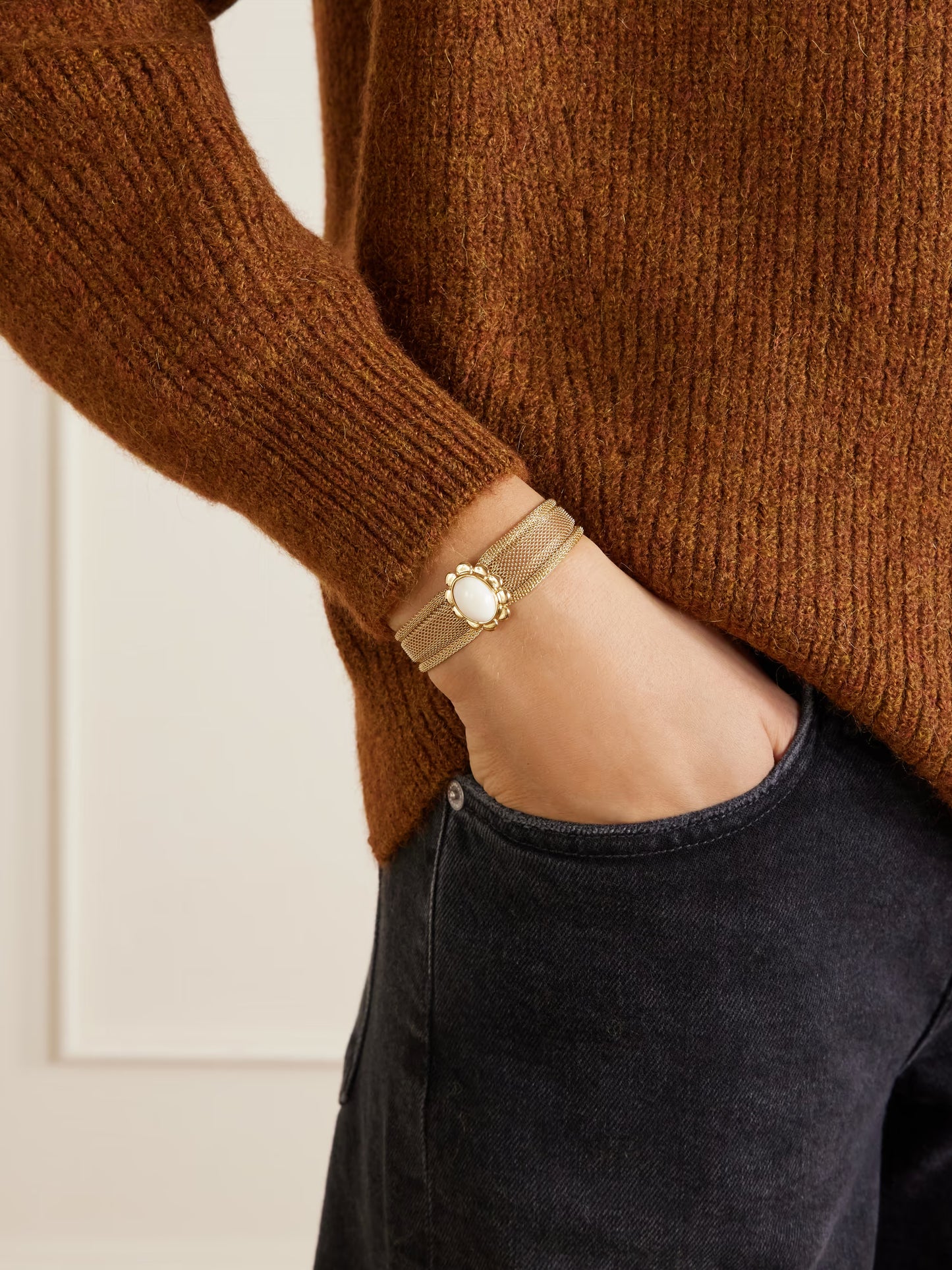 Hanae Bracelet in Ecru