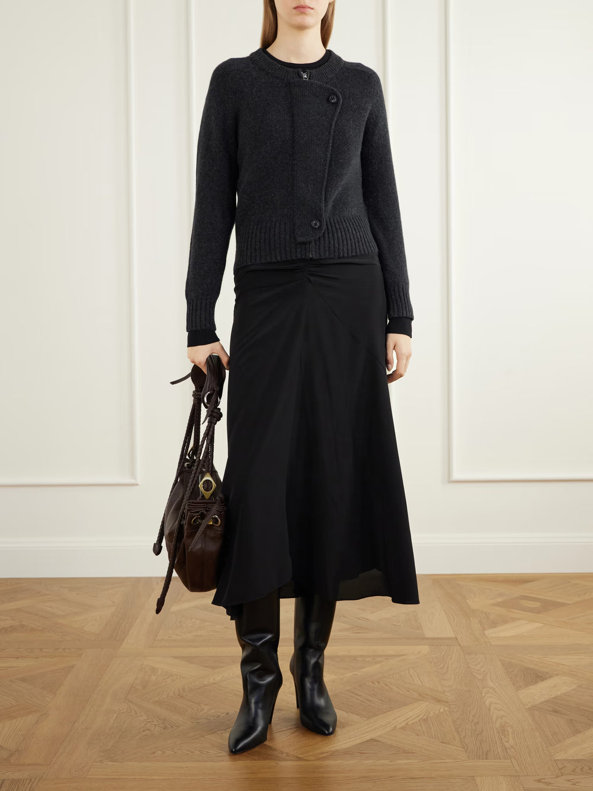 Laren Silk Skirt