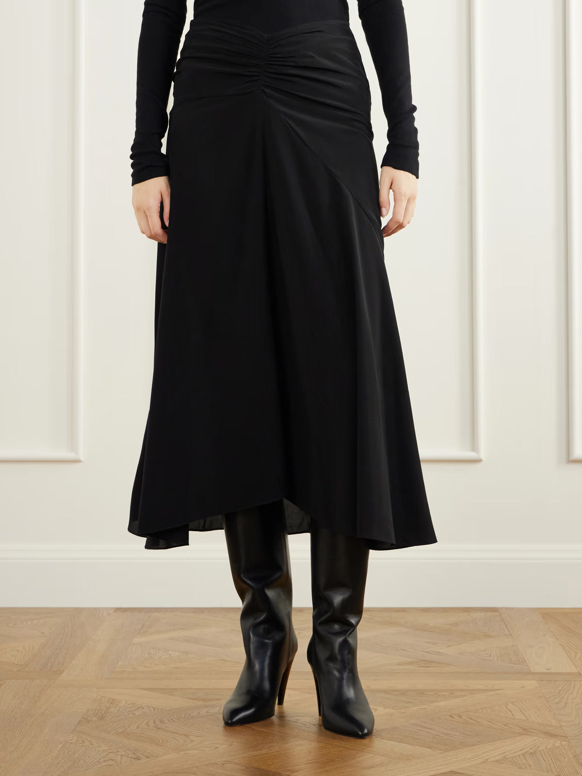 Laren Silk Skirt