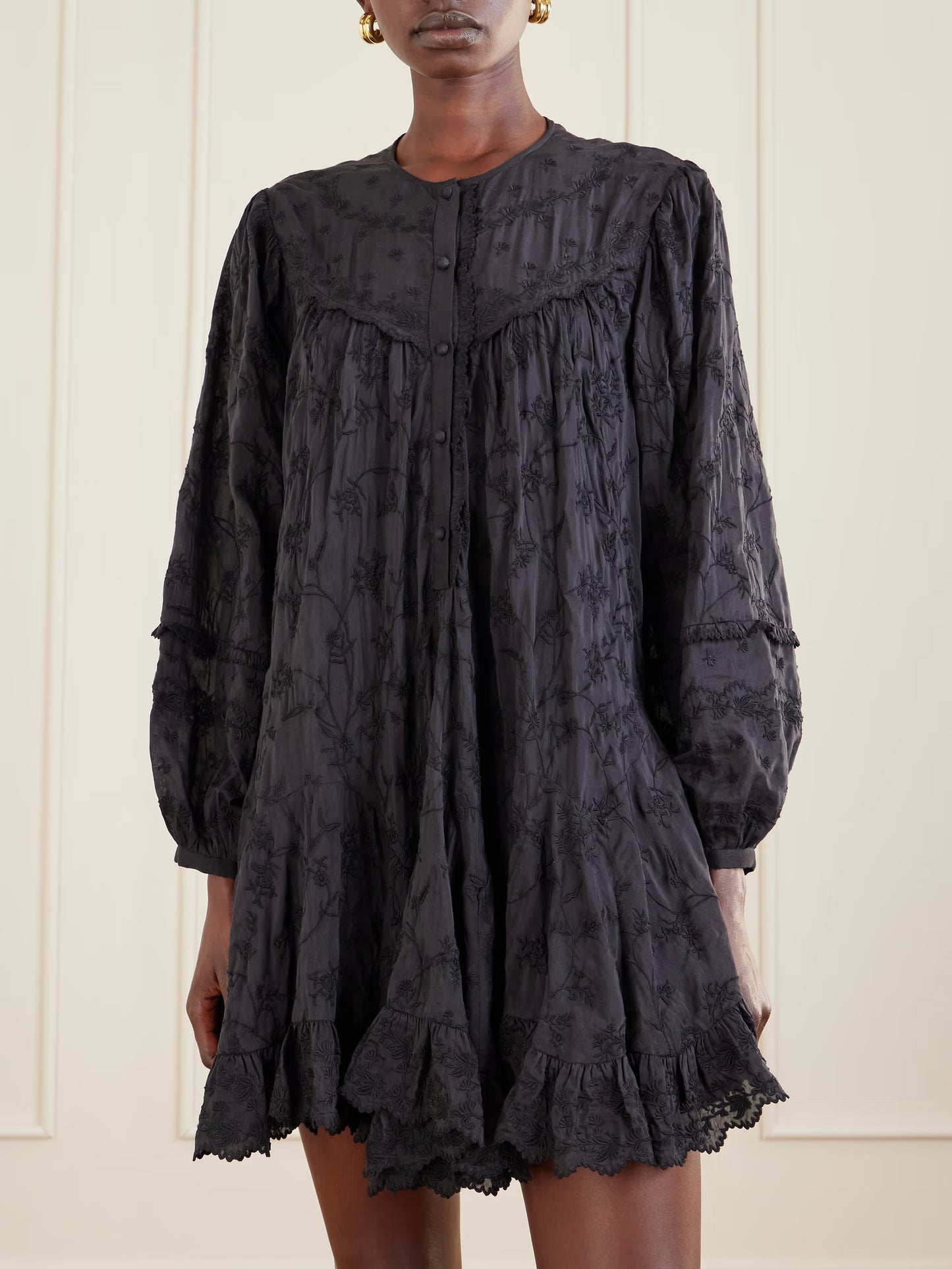 Zame Blooming Silk Dress