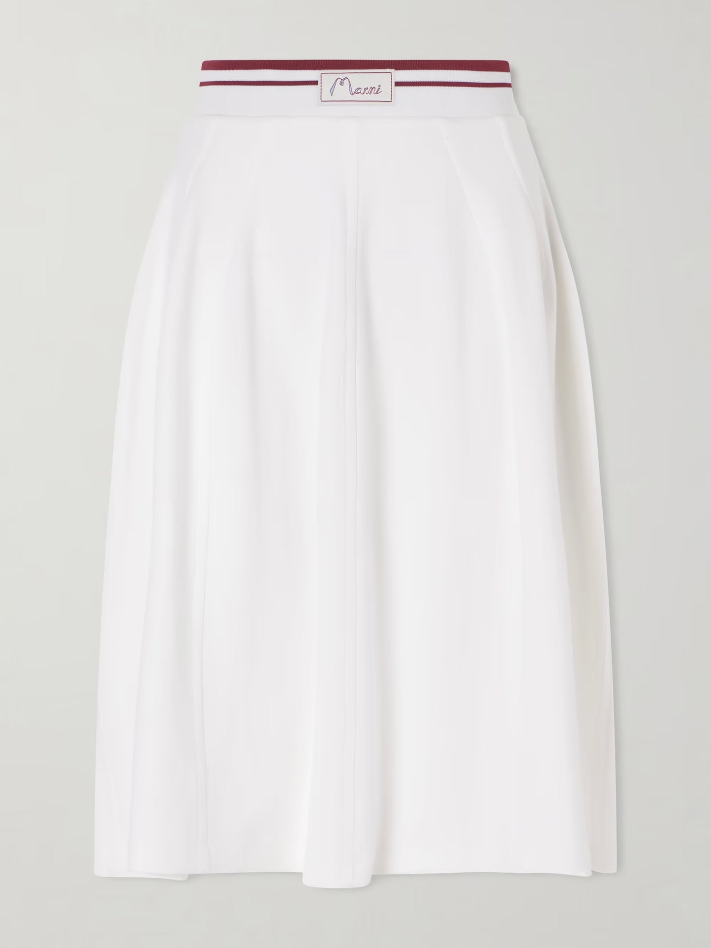 Spongy Jersey Midi Skirt