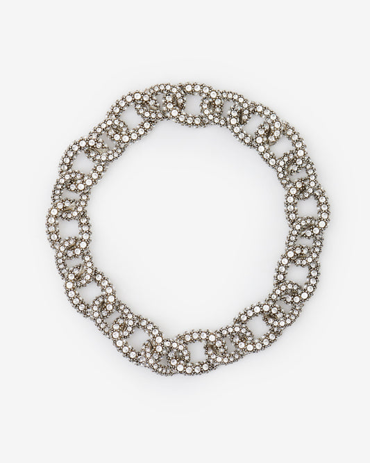 Funky Crystal Embellished Necklace
